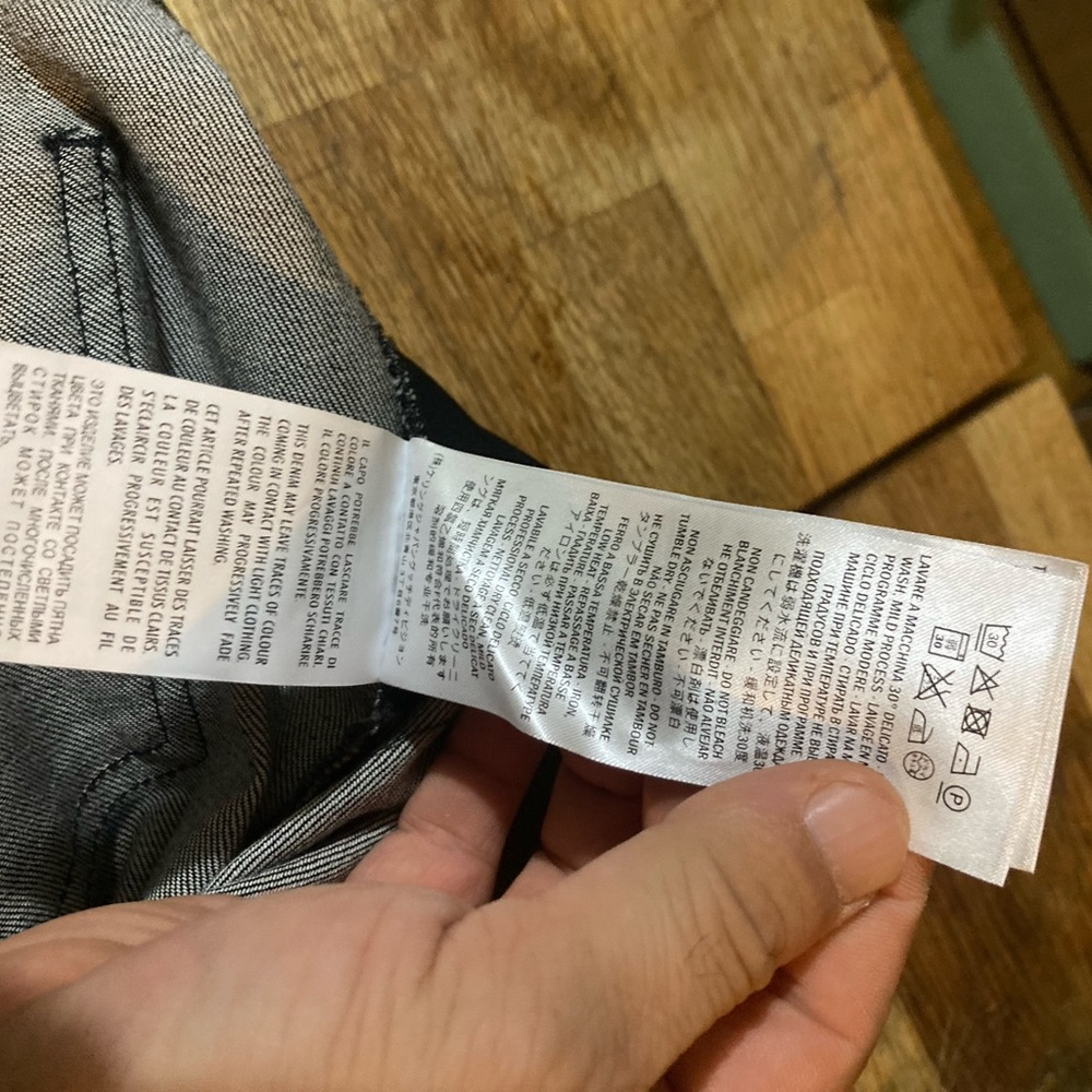 Gucci black straight jeans